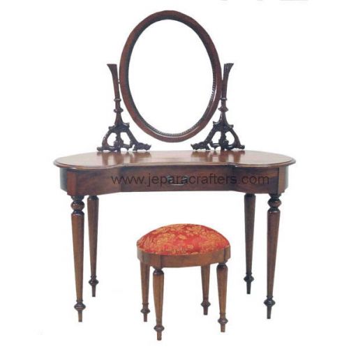 Mahogany French Oval Dressing Tables MH-DM004
